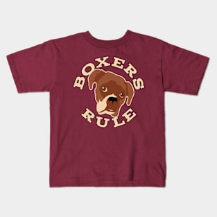 Boxers Rule Kids T-Shirt